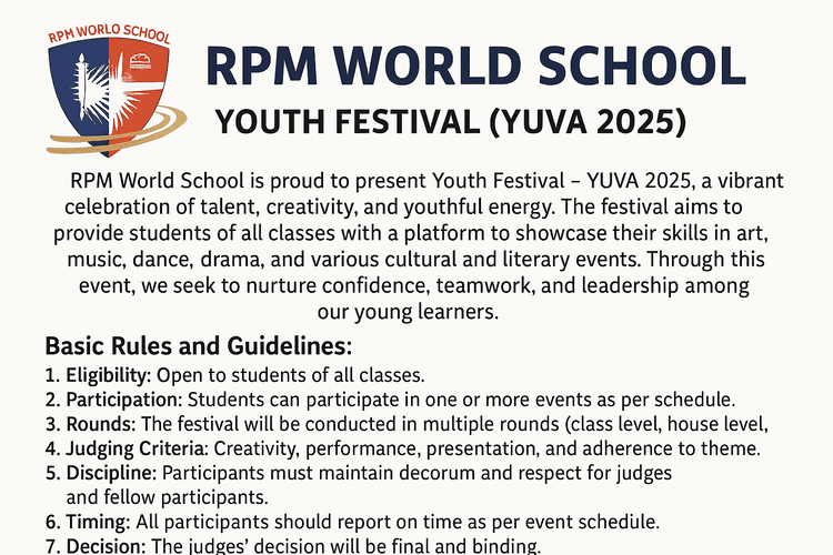 YOUTH FESTIVAL (YUVA 2025)